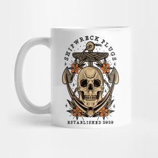 Shipwreck Plugs Traditional Skull Mug